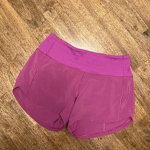 Lululemon Speed Up shorts